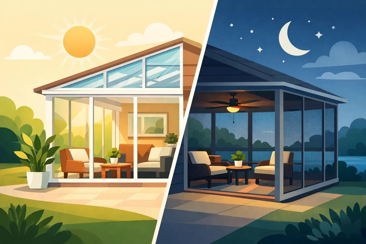 Sunroom vs Screen Room: Which Fits Best?