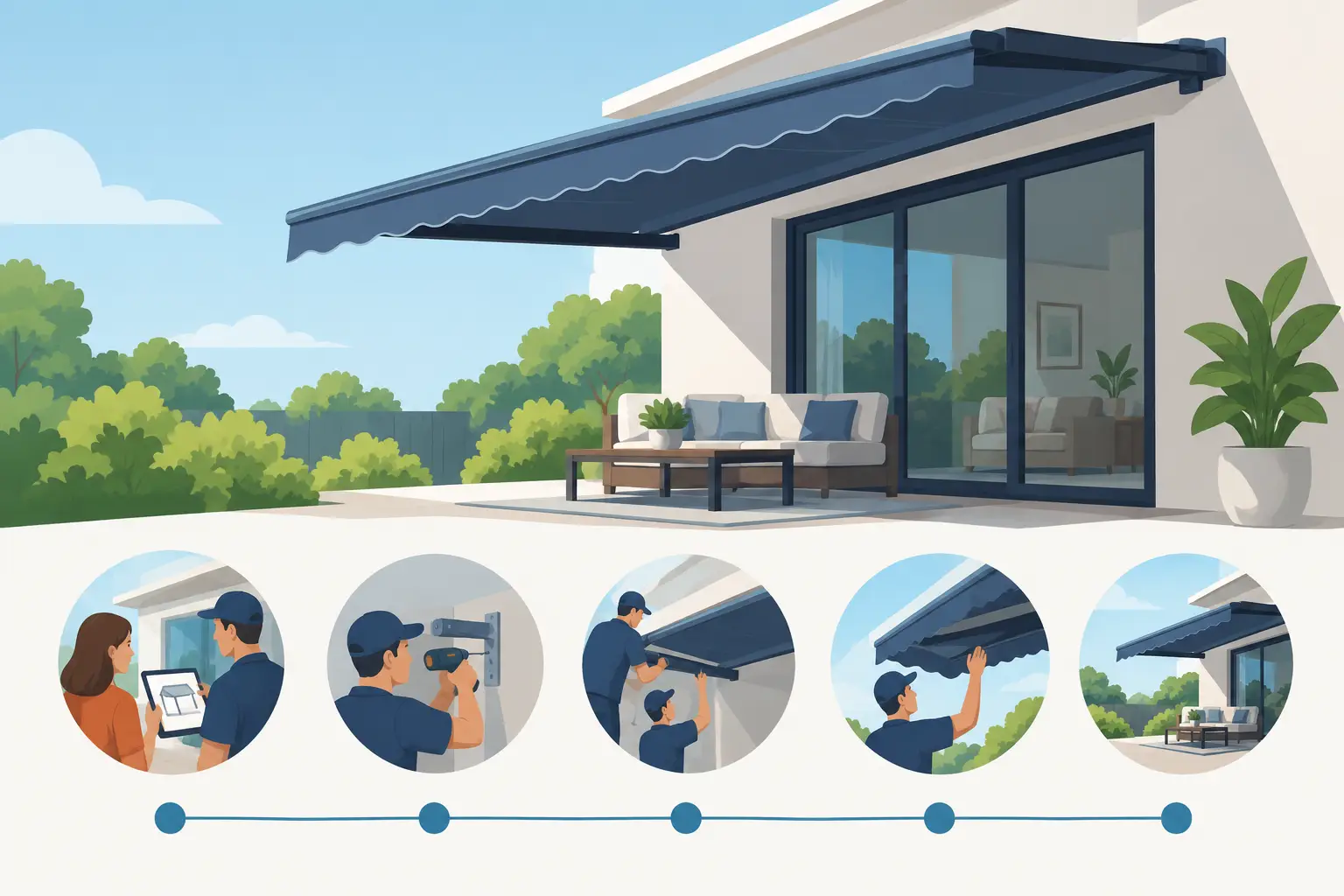 Your Awning Installation Timeline, Explained